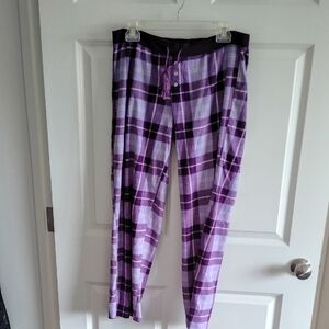 Plaid Purple Pajama Pants